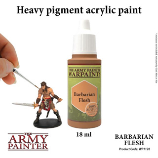 🔥มีของพร้อมส่ง🔥 Army Painter Barbarian Flesh AP-WP1126 สีทาโมเดล สีอะคริลิค สูตรน้ำ Water Based Acrylic รุ่นใหม่