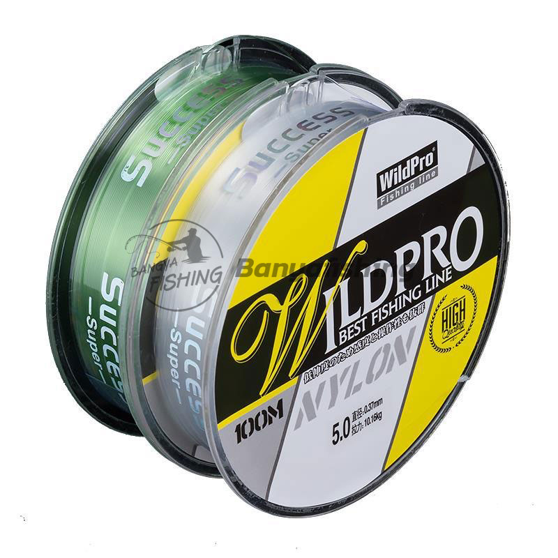 สายเอ็น-สายเอ็นตกปลา-wildpro-สายเบ็ด-fishing-line-100-m-เอ็นตกปลา-แข็งแรง-เหนียวมาก-เอ็นตกปลา-สายเบ็ดตกปลา