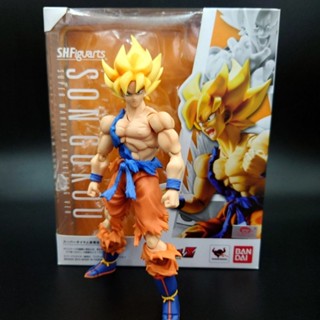 ของแท้💥 มือสอง S.H.Figuarts Super Saiyan Son Goku Super Warrior Awakening
  (Dragon Ball Z) อุปกรณ์ครบ ราคาถูก พร้อมส่ง