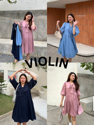 12FEBRUARY | VIOLIN OVERSIZED DRESS เดรสสุดน่ารัก กระโปรงจีบ ใส่แบบหลวมเกาหลีเกาใจสุดๆ