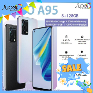 OPPO A95 (8+128GB)Snapdragon 662 พร้อมกล้องหลัง 3 ตัว