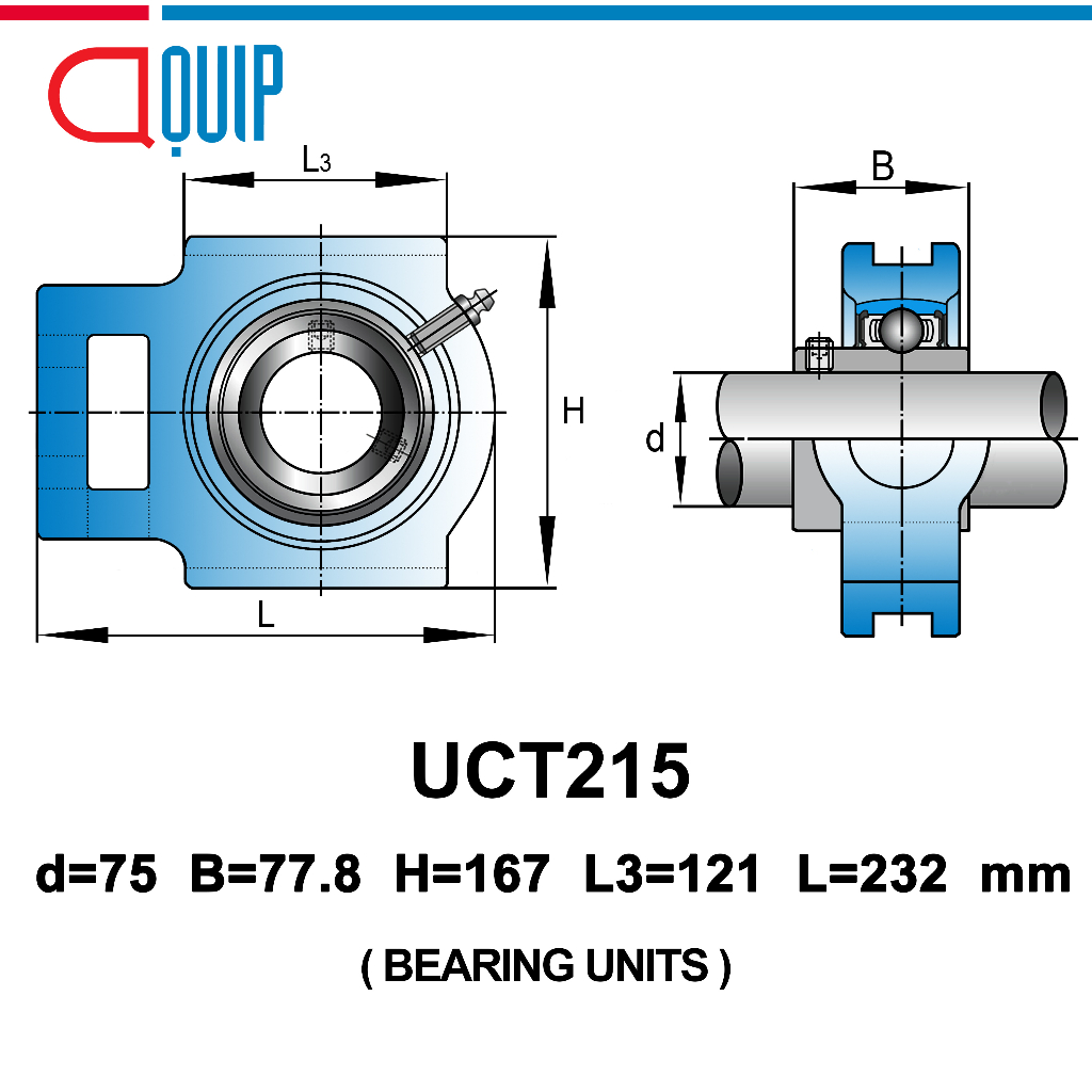 uct215-ubc-ตลับลูกปืนตุ๊กตา-สำหรับงานอุตสาหกรรม-รอบสูง-bearing-units-uct-215-เพลา-75-มม-uc215-t215