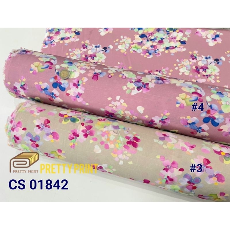 คอตต้อนสล๊าฟ พิมพ์ลาย CS 01842 (ขายเป็นหลา) | Shopee Thailand