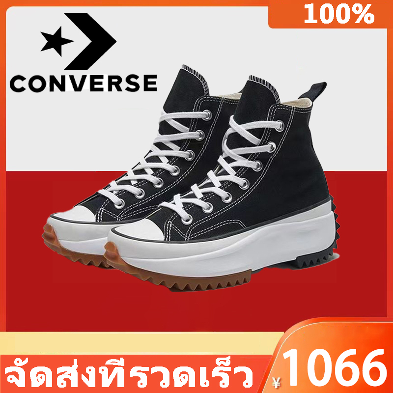 ใหม่เอี่ยมของแท-converse-run-star-hike-black-แท้-hi-platform-องเท้าผ้าใบ-unisex-sports-shoes-รองเท้าคอนเวิร์สรันสตาร์