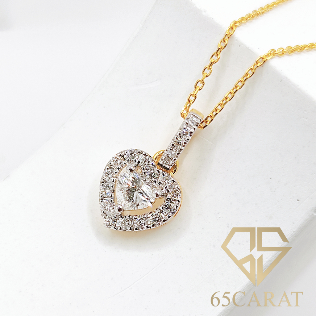 65carat-จี้เพชรหัวใจ-0-33กะรัต-เพชรเบลเยี่ยมคัท-ตรงกลางเพชรแฟนซีหัวใจ