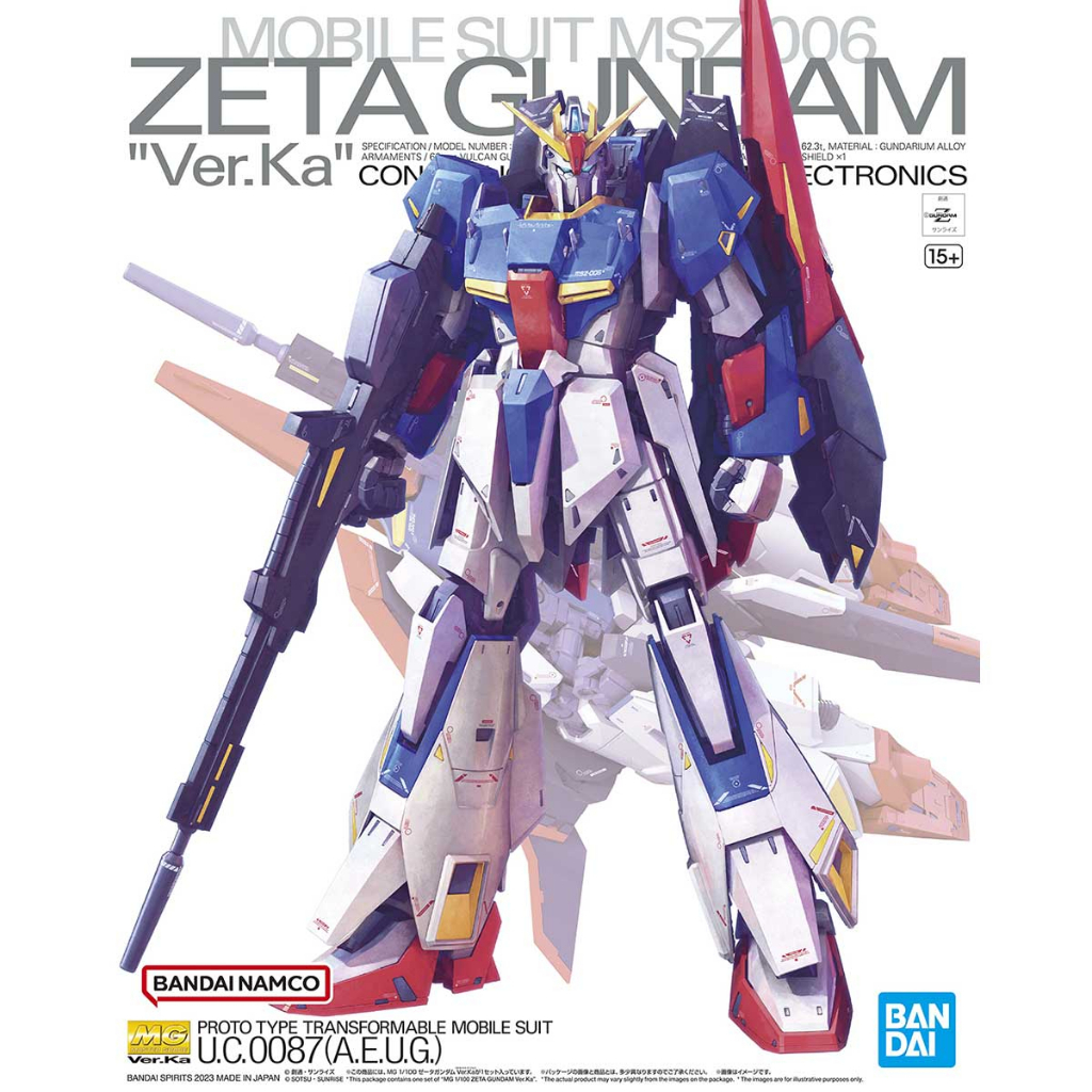 bandai-mg-1-100-zeta-gundam-ver-ka-d-toys-gundam-กันดั้ม-กันพลา-โมเดล-แอคชั่นฟิกเกอร์