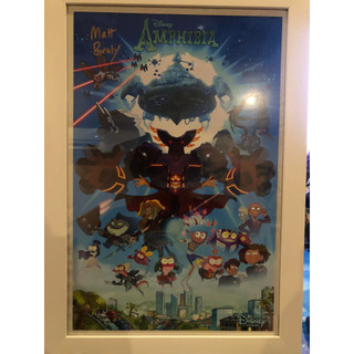 Disney Amphibia Director Matt Braly Official autograph Frame ลายเซ็น ...