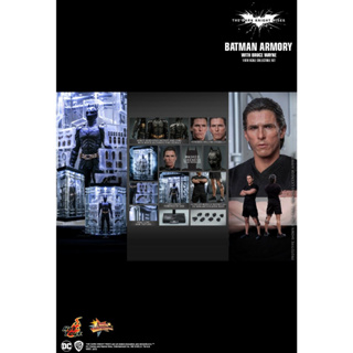 พรีออเดอร์ HOT TOYS MMS702 THE DARK KNIGHT RISES : BATMAN ARMORY WITH BRUCE WAYNE 1/6TH SCALE  COLLECTIBLE SET