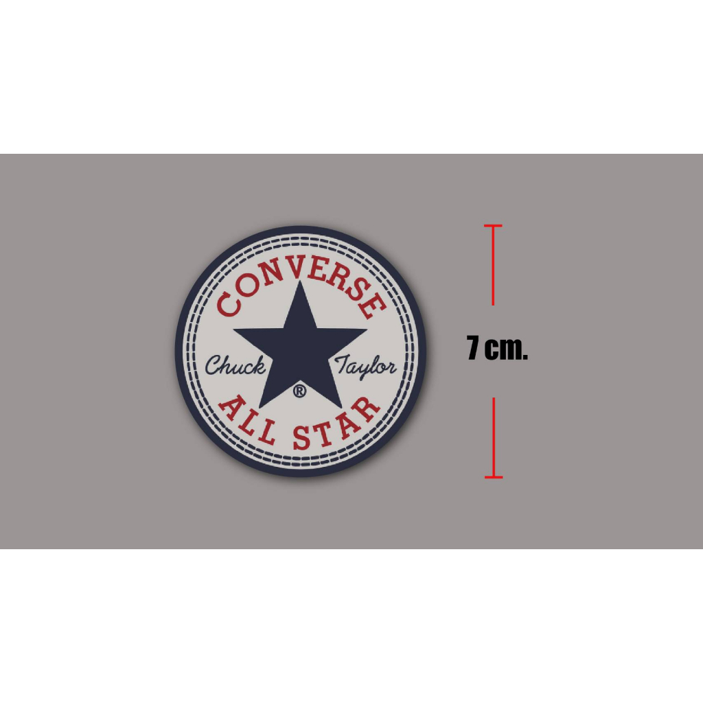 sticker pvc CONVERSE สติกเกอร์ คอนเวิร์ส งานออฟเซ็ทแท้ pvc กันน้ำ กัน ...