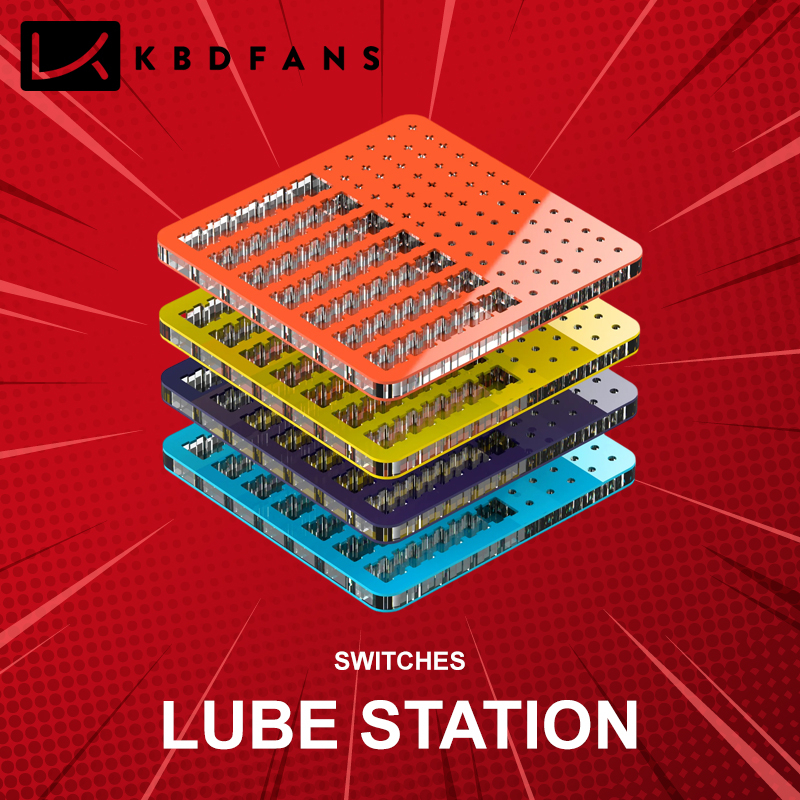 ฐานลูปสวิตช์คีย์บอร์ด KBDfans Switches Lube Station Shopee Thailand