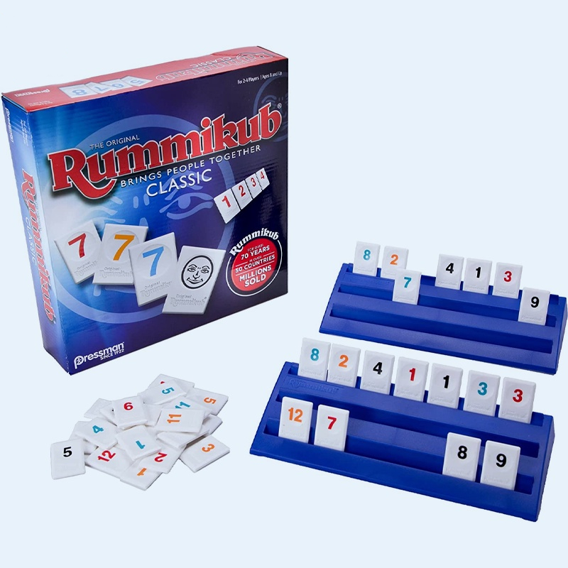 Rummikub Rummy Tile Board Game Family Game Shopee Thailand
