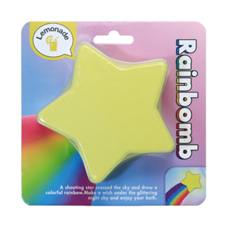 DREAMS RAINBOMB STAR LEMONADE สบู่สำหรับแช่ตัวในอ่างอาบน้ำ ดีไซน์รูปดาว ช่วยบำรุงให้ผิวชุ่มชื่น กลิ่นเลมอนเนด