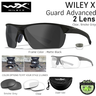 Wiley-X Guard Advanced 2 LensClear/Smoke Grey#Matte Black Frame{4004}