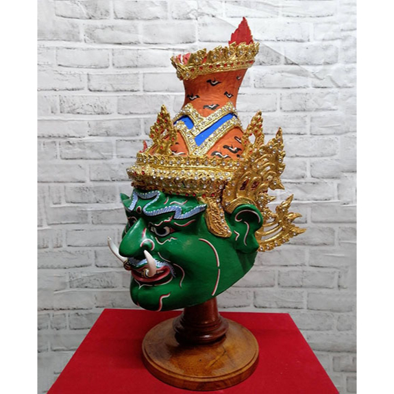 หัวโขน-รามเกียรติ์-ramayana-ban-ruk-rishi-vishnu-head-statue-ปู่ฤาษีเพชรฉลูกัณฑ์-1-1-wearable