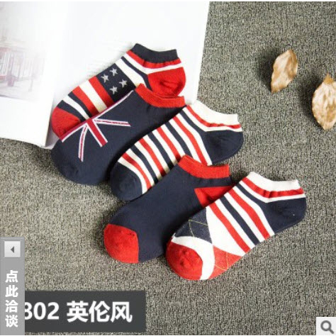 w-150-ถุงเท้า-ข้อสั้น-แฟชั่น-ส่งจากไทย-ราคาต่อ1คู่