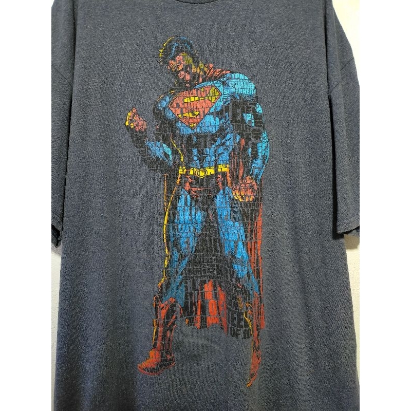 เสื้อยืด-มือสอง-ลายการ์ตูน-dc-ลาย-superman-อก-50-ยาว-29