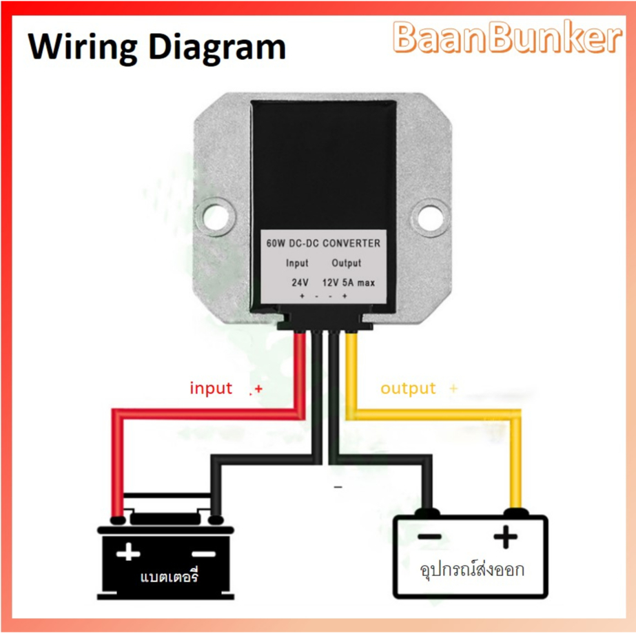 step-down-dc-24v-to-12v-5a-60w-ตัวลดแรงดันไฟกระแสตรง-dc-dc-step-down-converter-อุปกรณ์แปลงไฟ-dcสต็อกไทย-พร้อมส่ง