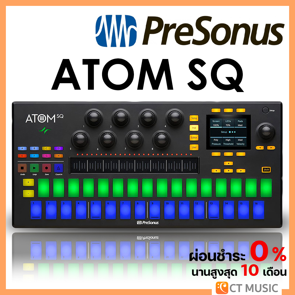 presonus-atom-sq-midi-มีดี้คอนโทรลเลอร์