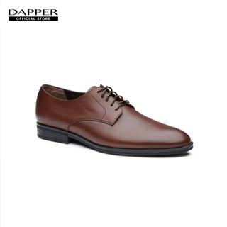 สินค้า DAPPER รองเท้าหนังทำงาน แบบผูกเชือก Winter Derby Shoes สีน้ำตาล (HBKE1/599DB7)