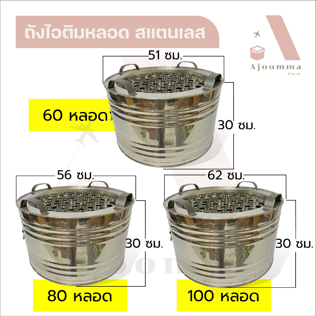 ถังไอติมหลอด-สแตนเลส-ถังไอติมปั่น-60-80-100-หลอด