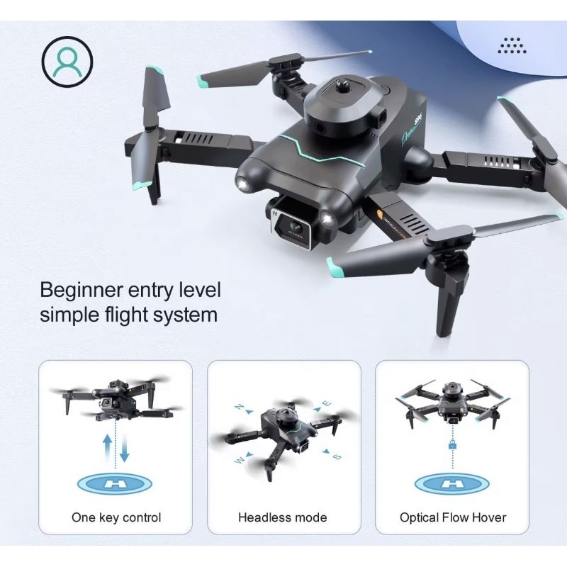 ภาพหน้าปกสินค้าmini drone 4kอาชีพhd