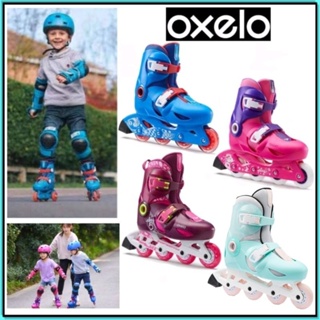 ภาพขนาดย่อของภาพหน้าปกสินค้ารองเท้าสเก็ตเด็ก โรลเลอร์เบรด Oxelo รุ่นplay จากร้าน pakkawataumz บน Shopee
