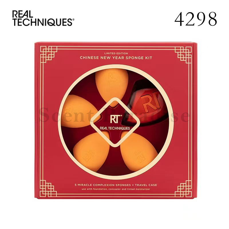 real-techniques-4298-ลิมิเต็ด-อิดิชั่น-บิวตี้-ไข่ส้ม-กล่องของขวัญปีใหม่-ชุด