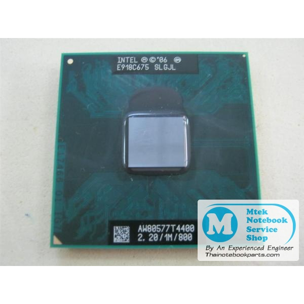 ซีพียู CPU Intel Pentium Dual-Core Mobile T4400 ความเร็ว 2.2GHz, L2 1MB ...