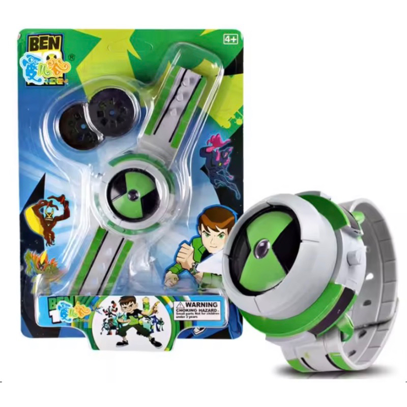 ส่งเร็ว-ben10-ของเล่นเบนเทน-นาฬิกาแปลงร่าง-โมเดล4ตัว