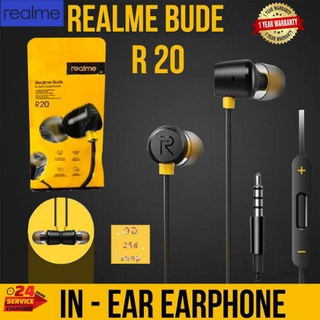 หูฟังRealme Buds 2 In-Ear 3.5มม.แจ็ค หูฟังพร้อมไมโครโฟนหูฟังสำหรับRealme Q2 Q2i V3 V5 X2 Pro/7i/3 Pro Redmi Note 9/8 Pro