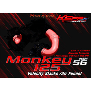 KSPP ปากแตรแต่ง สำหรับ Monkey 125 5G Honda Velocity stack