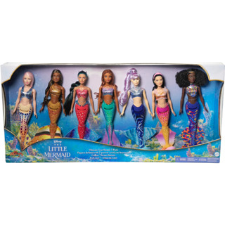 (ของแท้100%) Disney The Little Mermaid Ultimate Ariel Sisters 7-Pack