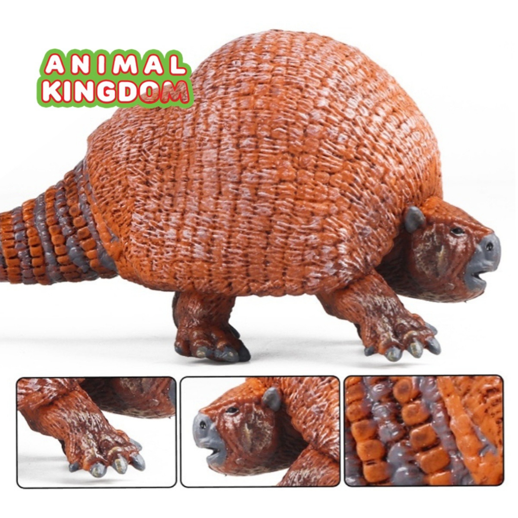 animal-kingdom-โมเดลไดโนเสาร์-doedicurus-แดง-ขนาด-17-20-cm-จากสงขลา