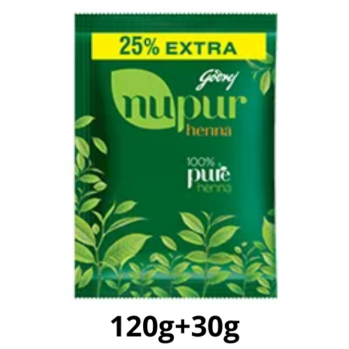 Godrej Nupur Henna 100% natural ผงเฮนน่า ผงย้อมผม เฮนน่าตามร่างกาย