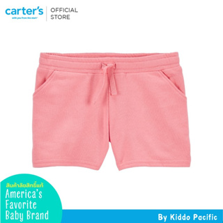CARTERS SOLID FT SHORT PINK คาร์เตอร์กางเกงขาสั้นเด็กผู้หญิง สีชมพู  L10