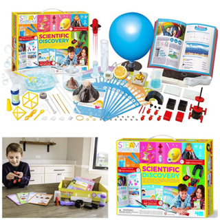 4M Toysmith, STEAM Powered Kids Scientific Discovery, 42 Different STEAM Experiment &amp; Projects DIY Stem Toy, 8yrs+
