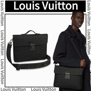 หลุยส์วิตตอง  Louis Vuitton  S-LOCK กระเป๋าเอกสาร/กระเป๋าผู้ชาย/กระเป๋าเอกสาร/กระเป๋ากล่อง