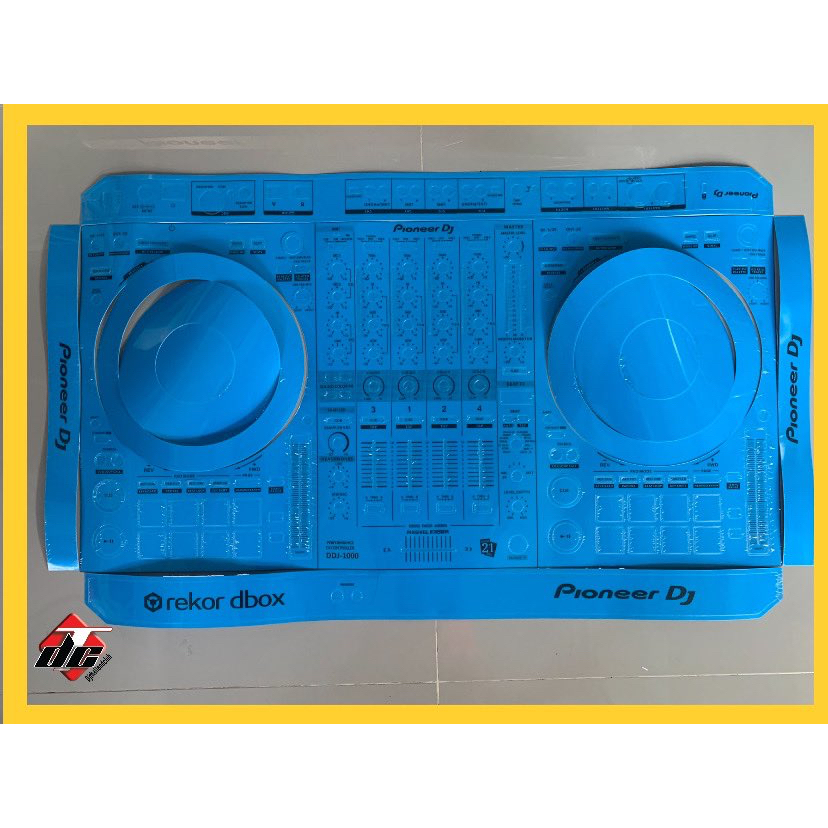 skin-cover-dj-for-ddj-1000-สีนำ้เงิน-สติกเกอร์ติดเครื่องdj-สีน้ำเงิน-สำหรับเครื่องเล่นdj-รุ่น-ddj-1000-สติกเกอร์