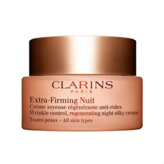 Clarins Extra-Firming Nuit Wrinkle Control , Regenerating Night Silky Cream (All Skin Types) 50 ml