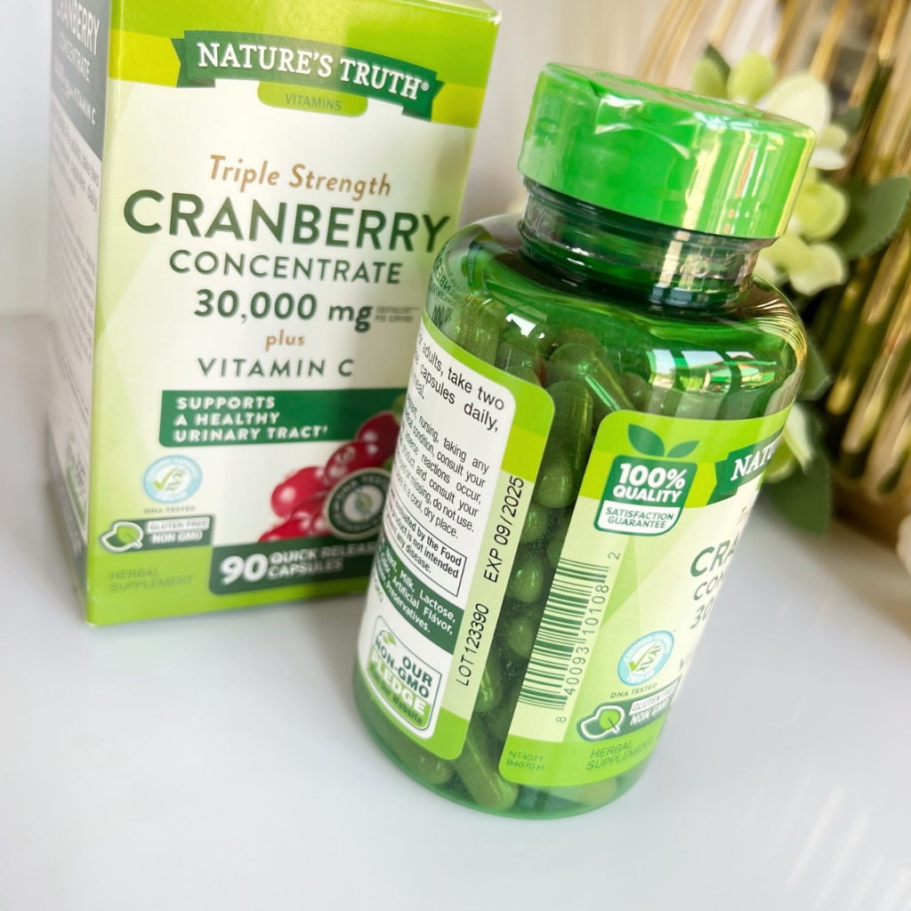 natures-truth-triple-strength-cranberry-concentrate-vitamin-c-90-เม็ด