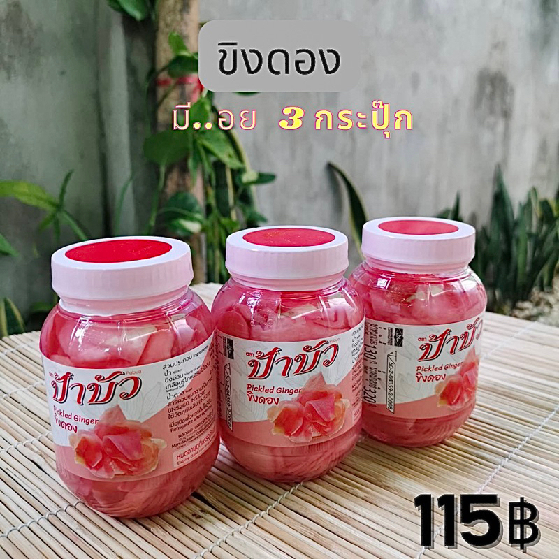 ขิงดอง-กระเทียมดอง-มี-อย-สะอาด-อร่อย-แพ็คคู่