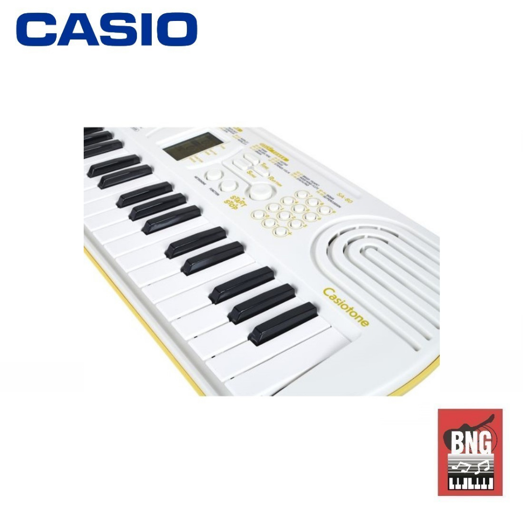 คีย์บอร์ดไฟฟ้า-casio-sa-80-เสียงดี-พกพาสะดวก