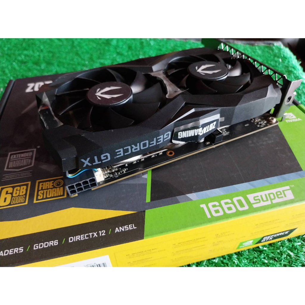 การ์ดจอzotac-gaming-geforce-gtx1660-super-6gb-gddr6-amp-192-bit-ครบกล่อง