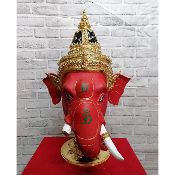 หัวโขน-รามเกียรติ์-ramayana-ban-ruk-ganesha-head-statue-พระพิฆเนศ-1-1-wearable