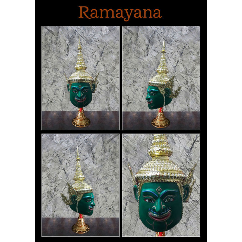 หัวโขน-รามเกียรติ์-ramayana-ban-ruk-rama-head-statue-พระราม-1-1-wearable