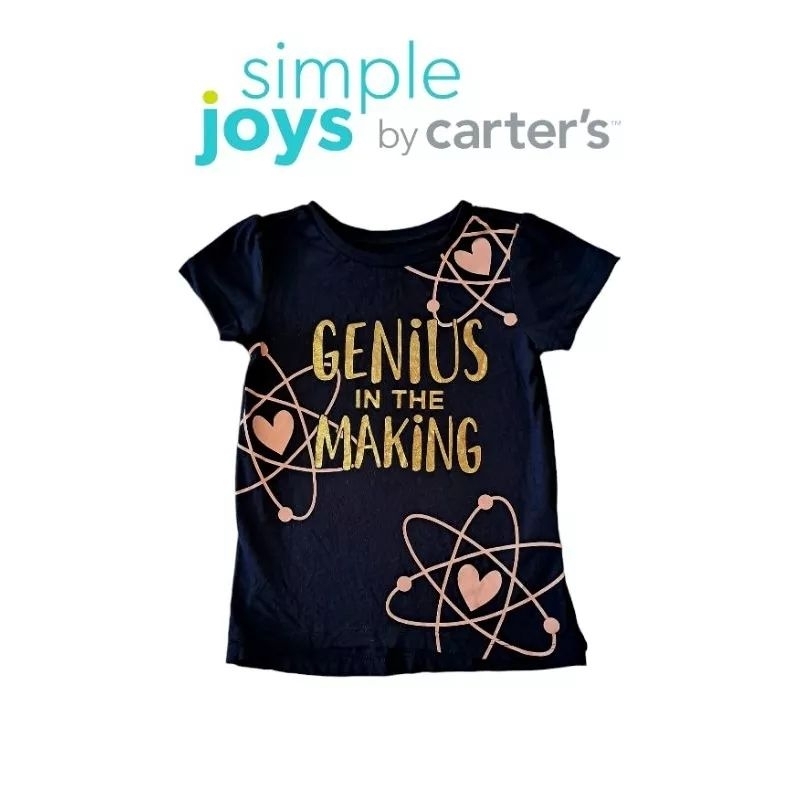 เสื้อยืดเด็กผู้หญิงแบรนด์ส่งออก-carters-ขนาด-4-5-ขวบ-5t-มือ-1-ผ้าดี