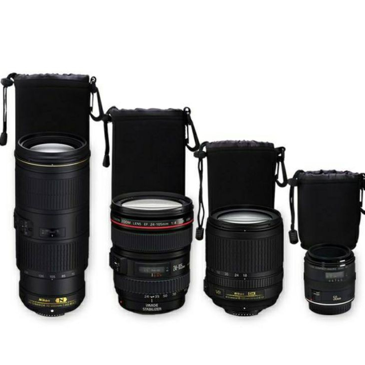 ภาพหน้าปกสินค้าถุงใส่เลนส์ ถุงเลนส์ (Lens bag)​