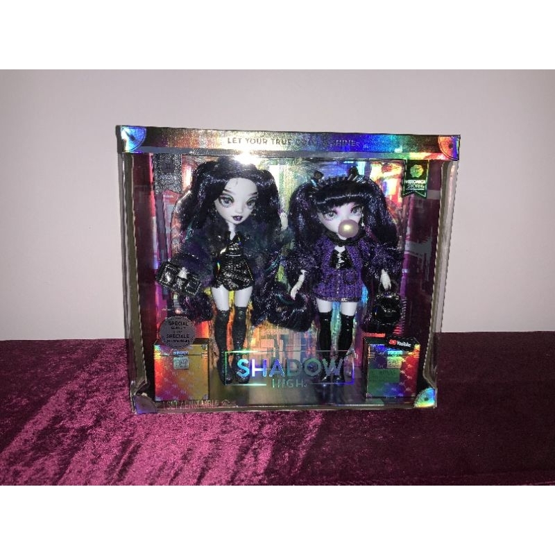 พร้อมส่ง กล่องไม่เนี๊ยบ rainbow high shadow high twins doll | Shopee ...