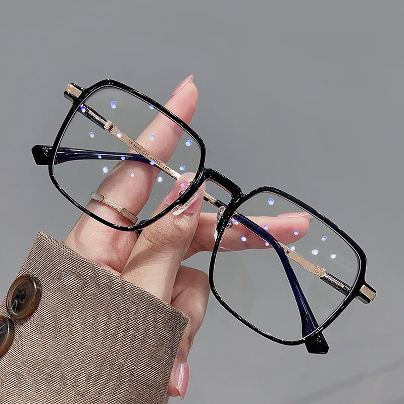 ภาพสินค้าแฟชั่นเกาหลี แว่นกรองแสง กรอบแว่นสีน้ำตาล แว่นสายตาสั้น0-400 แว่นตาแฟชั่น เครื่องประดับแฟชั่น Unisex จากร้าน th_558777241 บน Shopee ภาพที่ 7