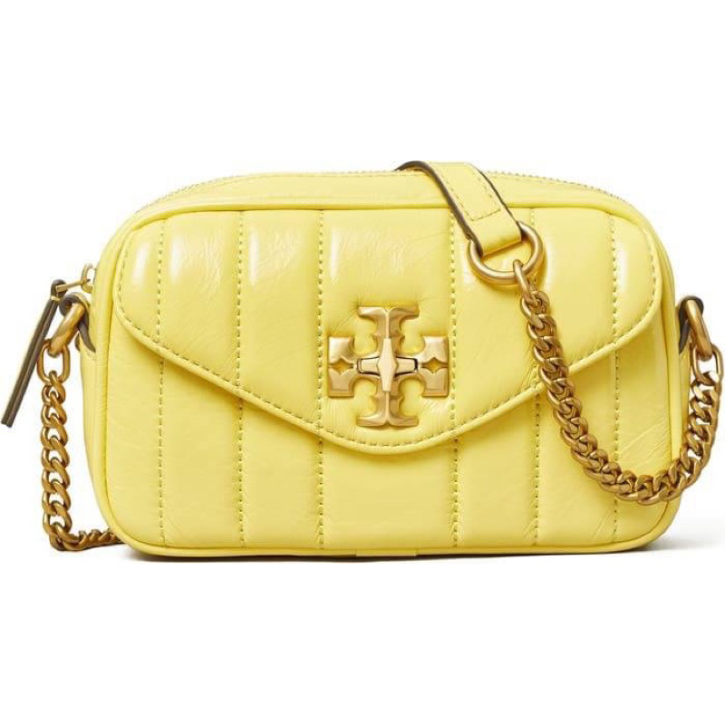 tory-burch-mini-kira-patent-leather-camera-bag-สี-vitage-lemon-พร้อมส่ง